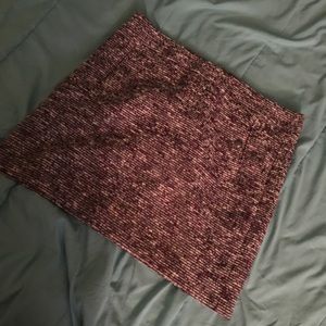 Patterned Mini Skirt